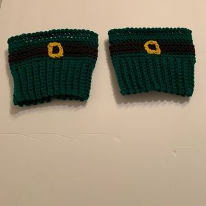 Boot Cuffs St. Patrick Leprechaun